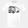 V-Neck Heavy Cotton 100% T-Shirt Thumbnail
