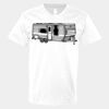 V-Neck Heavy Cotton 100% T-Shirt Thumbnail