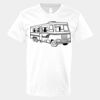 V-Neck Heavy Cotton 100% T-Shirt Thumbnail