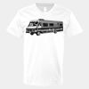V-Neck Heavy Cotton 100% T-Shirt Thumbnail