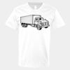 V-Neck Heavy Cotton 100% T-Shirt Thumbnail