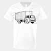 V-Neck Heavy Cotton 100% T-Shirt Thumbnail