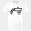 V-Neck Heavy Cotton 100% T-Shirt Thumbnail