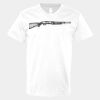 V-Neck Heavy Cotton 100% T-Shirt Thumbnail