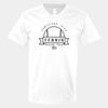 V-Neck Heavy Cotton 100% T-Shirt Thumbnail