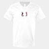 V-Neck Heavy Cotton 100% T-Shirt Thumbnail