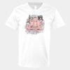 V-Neck Heavy Cotton 100% T-Shirt Thumbnail