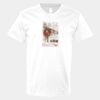 V-Neck Heavy Cotton 100% T-Shirt Thumbnail
