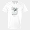 V-Neck Heavy Cotton 100% T-Shirt Thumbnail