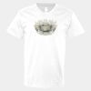 V-Neck Heavy Cotton 100% T-Shirt Thumbnail