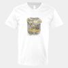 V-Neck Heavy Cotton 100% T-Shirt Thumbnail