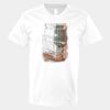 V-Neck Heavy Cotton 100% T-Shirt Thumbnail