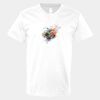 V-Neck Heavy Cotton 100% T-Shirt Thumbnail