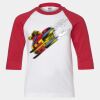 Youth Three Quarter Sleeve Baseball T-Shirt Thumbnail