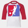 Youth Three Quarter Sleeve Baseball T-Shirt Thumbnail