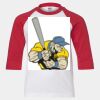 Youth Three Quarter Sleeve Baseball T-Shirt Thumbnail