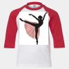 Youth Three Quarter Sleeve Baseball T-Shirt Thumbnail
