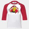 Youth Three Quarter Sleeve Baseball T-Shirt Thumbnail