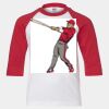 Youth Three Quarter Sleeve Baseball T-Shirt Thumbnail