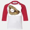 Youth Three Quarter Sleeve Baseball T-Shirt Thumbnail
