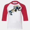 Youth Three Quarter Sleeve Baseball T-Shirt Thumbnail