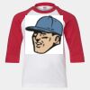 Youth Three Quarter Sleeve Baseball T-Shirt Thumbnail