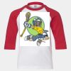 Youth Three Quarter Sleeve Baseball T-Shirt Thumbnail