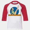 Youth Three Quarter Sleeve Baseball T-Shirt Thumbnail