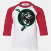 Youth Three Quarter Sleeve Baseball T-Shirt Thumbnail