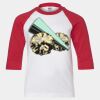 Youth Three Quarter Sleeve Baseball T-Shirt Thumbnail