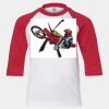 Youth Three Quarter Sleeve Baseball T-Shirt Thumbnail