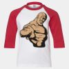 Youth Three Quarter Sleeve Baseball T-Shirt Thumbnail