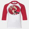 Youth Three Quarter Sleeve Baseball T-Shirt Thumbnail