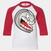 Youth Three Quarter Sleeve Baseball T-Shirt Thumbnail