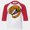 Youth Three Quarter Sleeve Baseball T-Shirt Thumbnail