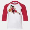 Youth Three Quarter Sleeve Baseball T-Shirt Thumbnail