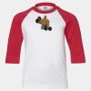 Youth Three Quarter Sleeve Baseball T-Shirt Thumbnail
