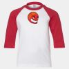 Youth Three Quarter Sleeve Baseball T-Shirt Thumbnail