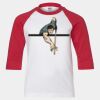 Youth Three Quarter Sleeve Baseball T-Shirt Thumbnail