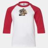 Youth Three Quarter Sleeve Baseball T-Shirt Thumbnail