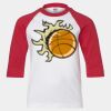 Youth Three Quarter Sleeve Baseball T-Shirt Thumbnail