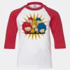 Youth Three Quarter Sleeve Baseball T-Shirt Thumbnail