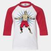 Youth Three Quarter Sleeve Baseball T-Shirt Thumbnail