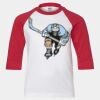 Youth Three Quarter Sleeve Baseball T-Shirt Thumbnail