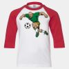 Youth Three Quarter Sleeve Baseball T-Shirt Thumbnail