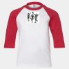 Youth Three Quarter Sleeve Baseball T-Shirt Thumbnail