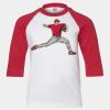 Youth Three Quarter Sleeve Baseball T-Shirt Thumbnail