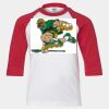 Youth Three Quarter Sleeve Baseball T-Shirt Thumbnail