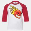 Youth Three Quarter Sleeve Baseball T-Shirt Thumbnail