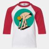 Youth Three Quarter Sleeve Baseball T-Shirt Thumbnail
